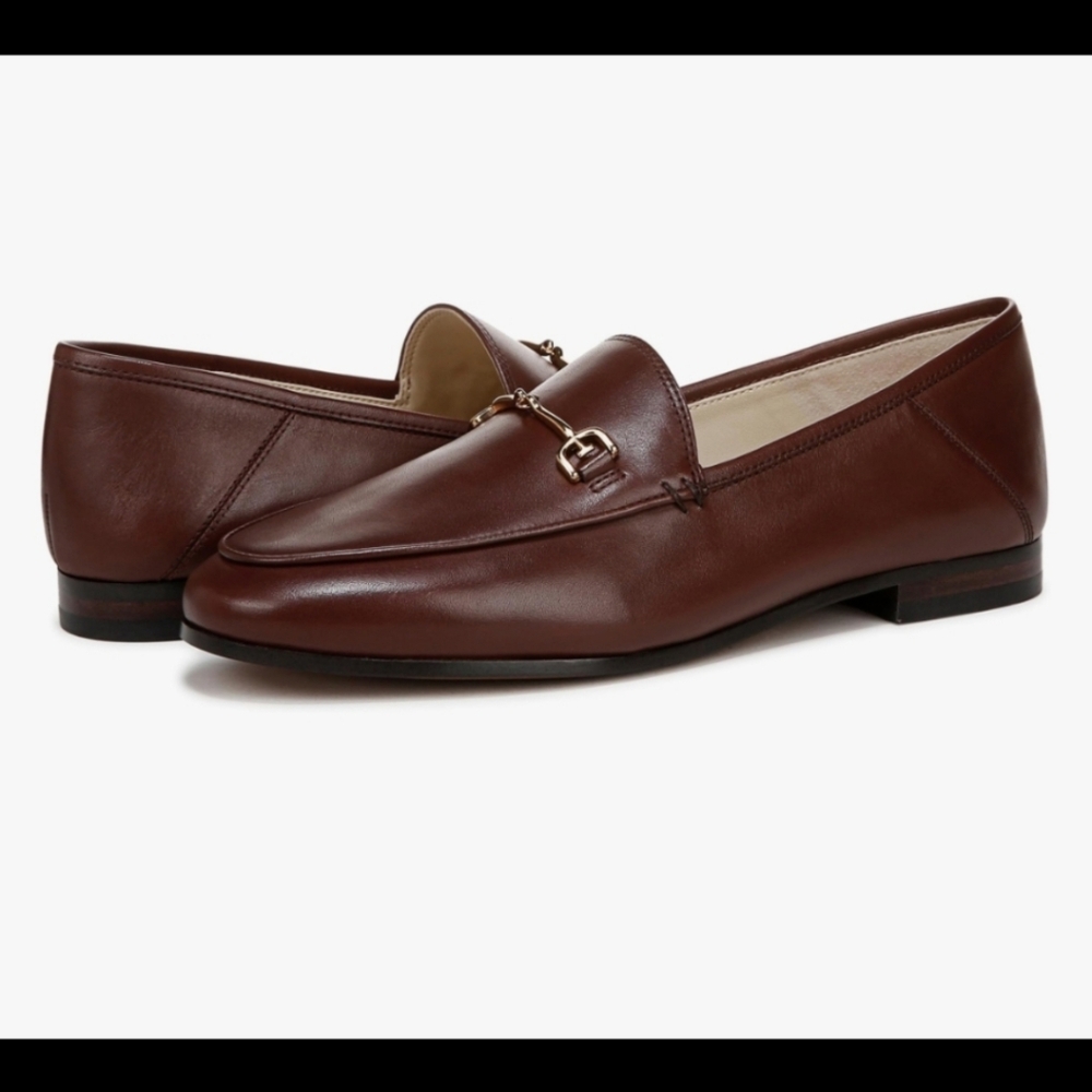 Women's Brown Leather Bit Loafers